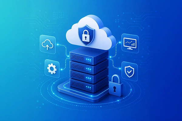 الاستضافة السحابية الآمنة وإدارة الخوادم